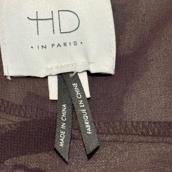 HD in Paris Floral Dress with Cream and Orange Accents - Picture 8 of 9